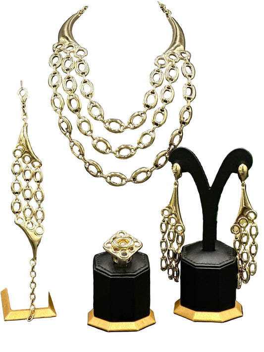No tarnish gold ( 4 set)