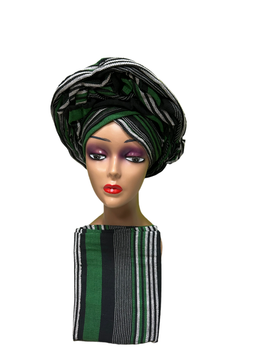 Aso-Oke Auto Gele