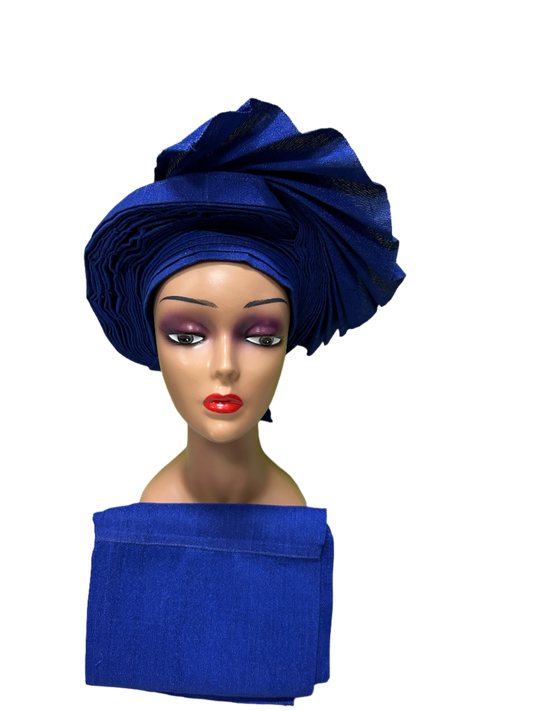 Aso-Oke Auto Gele