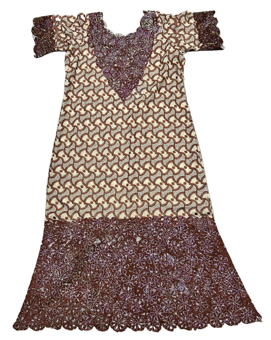 brown crystals