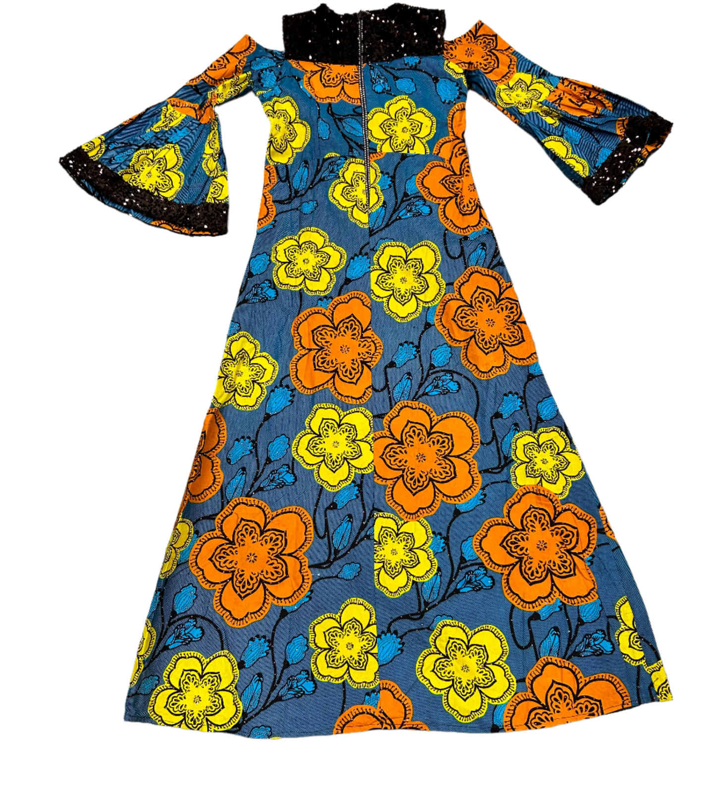 Orange & Yellow sunflower patten
